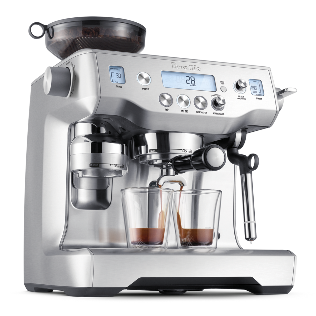 Breville BES980XL The Oracle Espresso Machine - Brushed Stainless Steel (BES980XL)