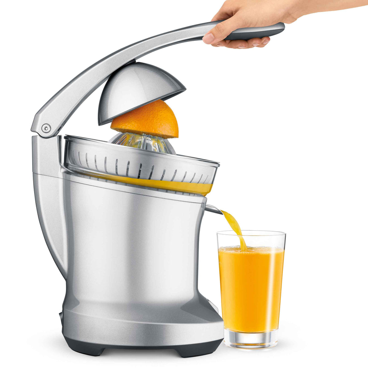 Breville BCP600SILUSC The Citrus Press Electric Juicer - Silver Finish (BCP600SIL)
