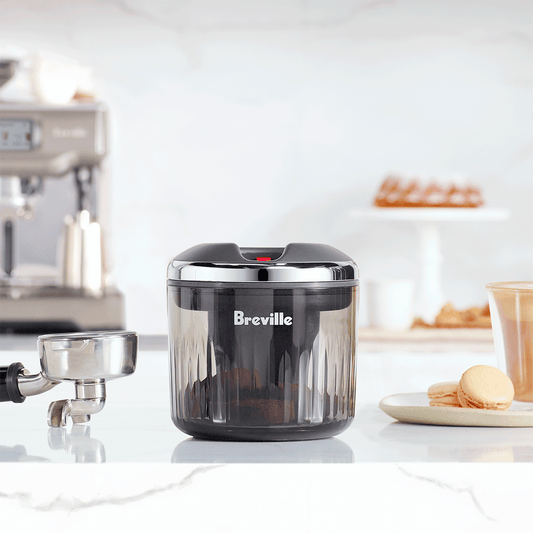 Breville BEA503NEU0ZNA1 The Puck Sucker Espresso Knock Box - Neutral Finish (BEA503NEU)