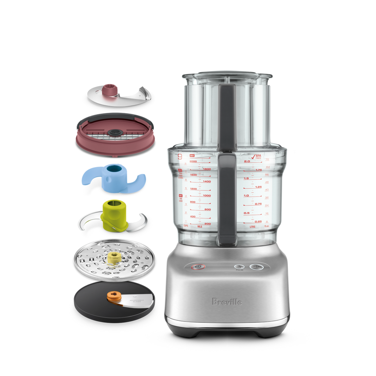 Breville BFP638BTR1BNA1 The Paradice 9 Food Processor - Black Truffle Finish (BFP638BTR)