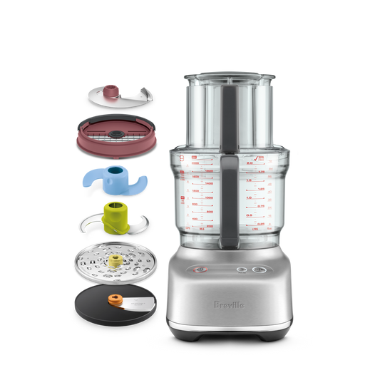 Breville BFP638SST1BNA1 The Paradice 9 Food Processor - Sea Salt Finish (BFP638SST)