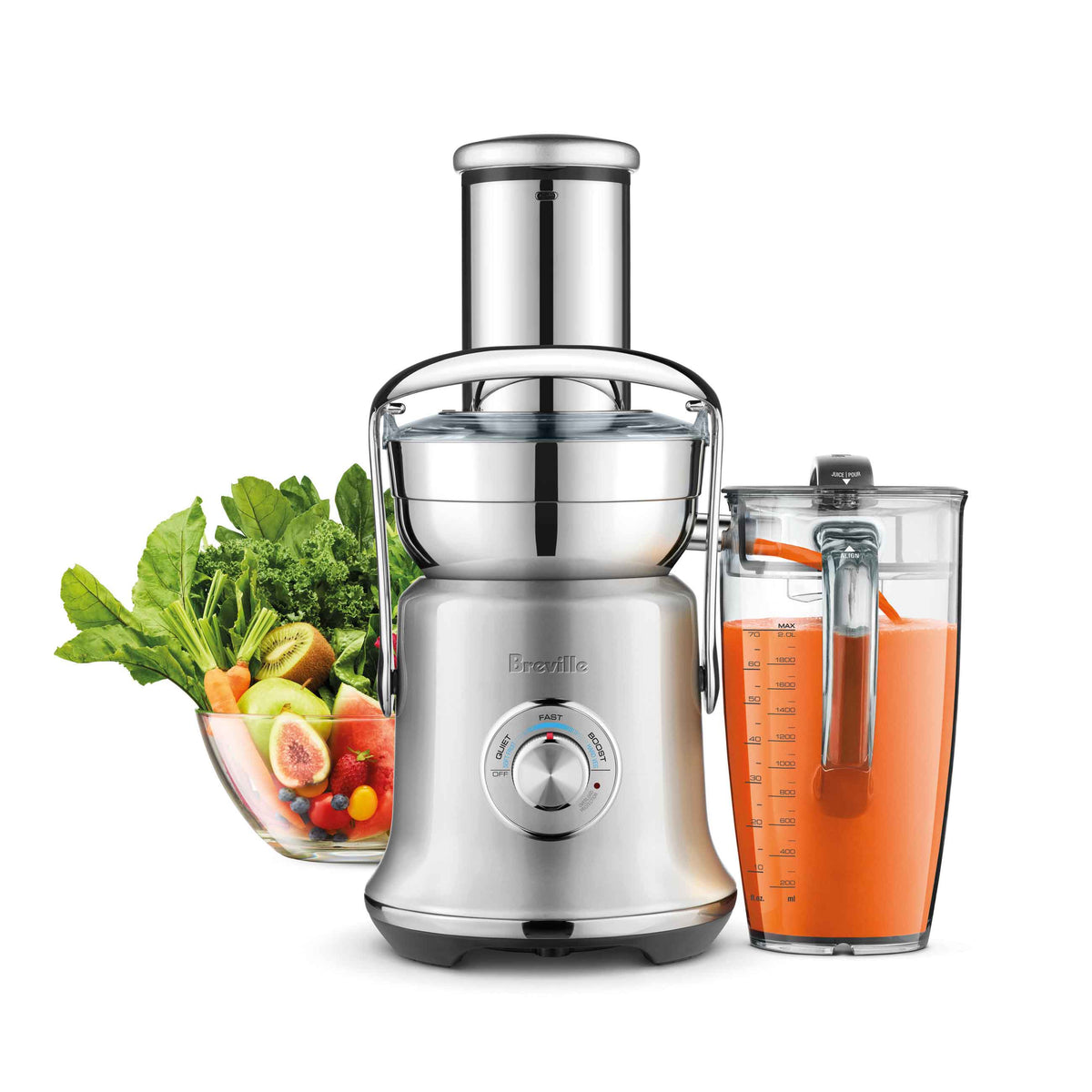Breville BJE830BTR1BUS1 Juice Fountain Cold XL Juicer - Black Truffle (BJE830BTR)