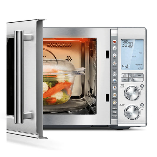 Breville BMO870BSS1BUC1 Combi Wave 3-in-1 Microwave Oven - Brushed Stainless Steel (BMO870BSS)