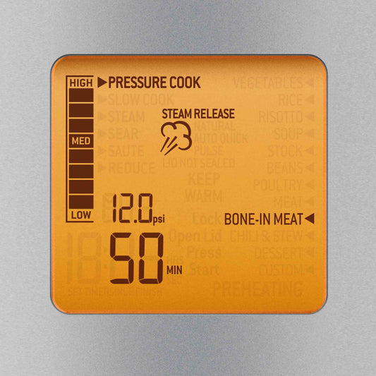 Breville BPR700BSSUSC The Fast Slow Pro Pressure Cooker - Brushed Stainless Steel (BPR700BSS)