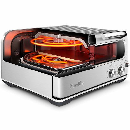Breville BPZ820BSS1BUC1 The Smart Oven Pizzaiolo Pizza Oven - Brushed Stainless Steel (BPZ820BSS)