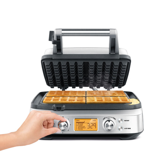 Breville BWM640XL The Smart Waffle Pro 4-Slice - Stainless Steel (BWM640XL)