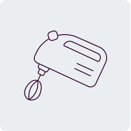 Breville BHM800OYS1AUS1 Handy Mix Scraper Hand Mixer - Oyster Shell Finish (BHM800OYS)