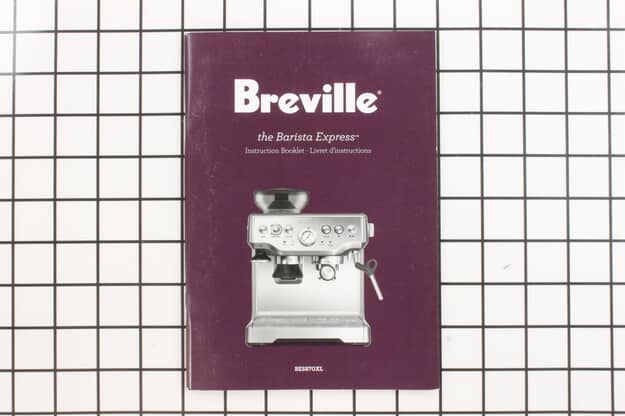 Breville Espresso Machine Instruction Booklet BES870 - SP0010239