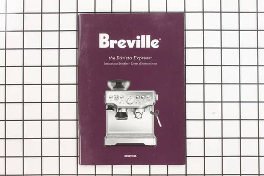 Breville Espresso Machine Instruction Booklet BES870 - SP0010239