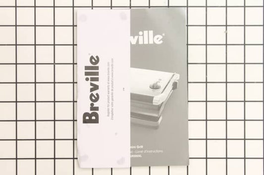 Breville Contact Grill BGR200 Instruction Booklet - SP0010367