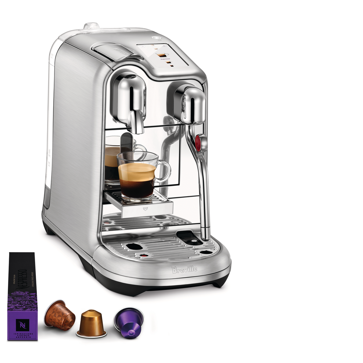 Machine à expresso Breville BNE900BTR1BUC1 Nespresso Creatista Pro - Finition Truffe Noire (BNE900BTR)